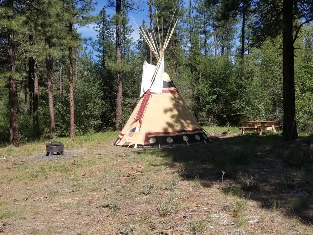Tent interior